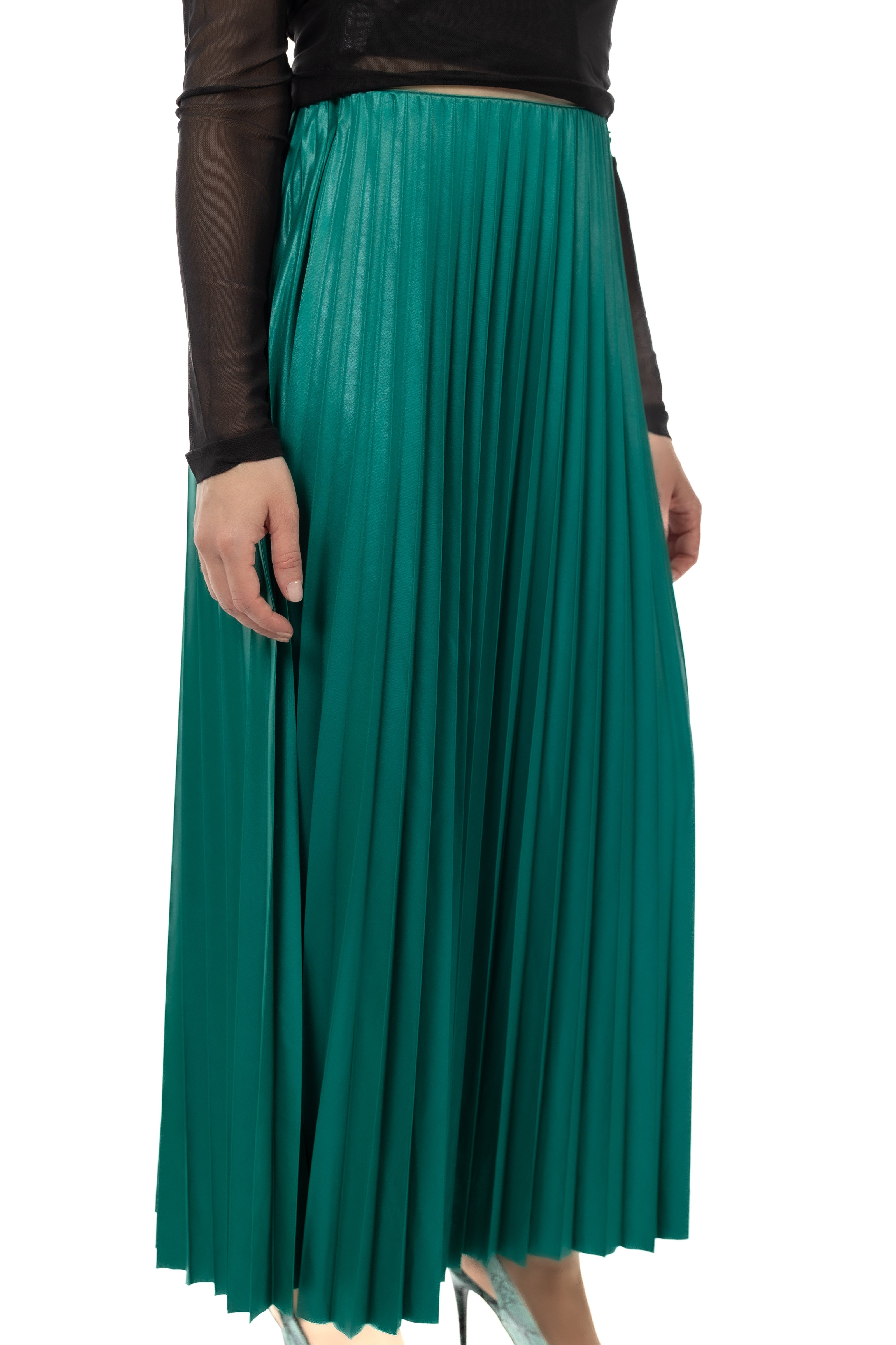 Πλισέ midi φούστα One Size