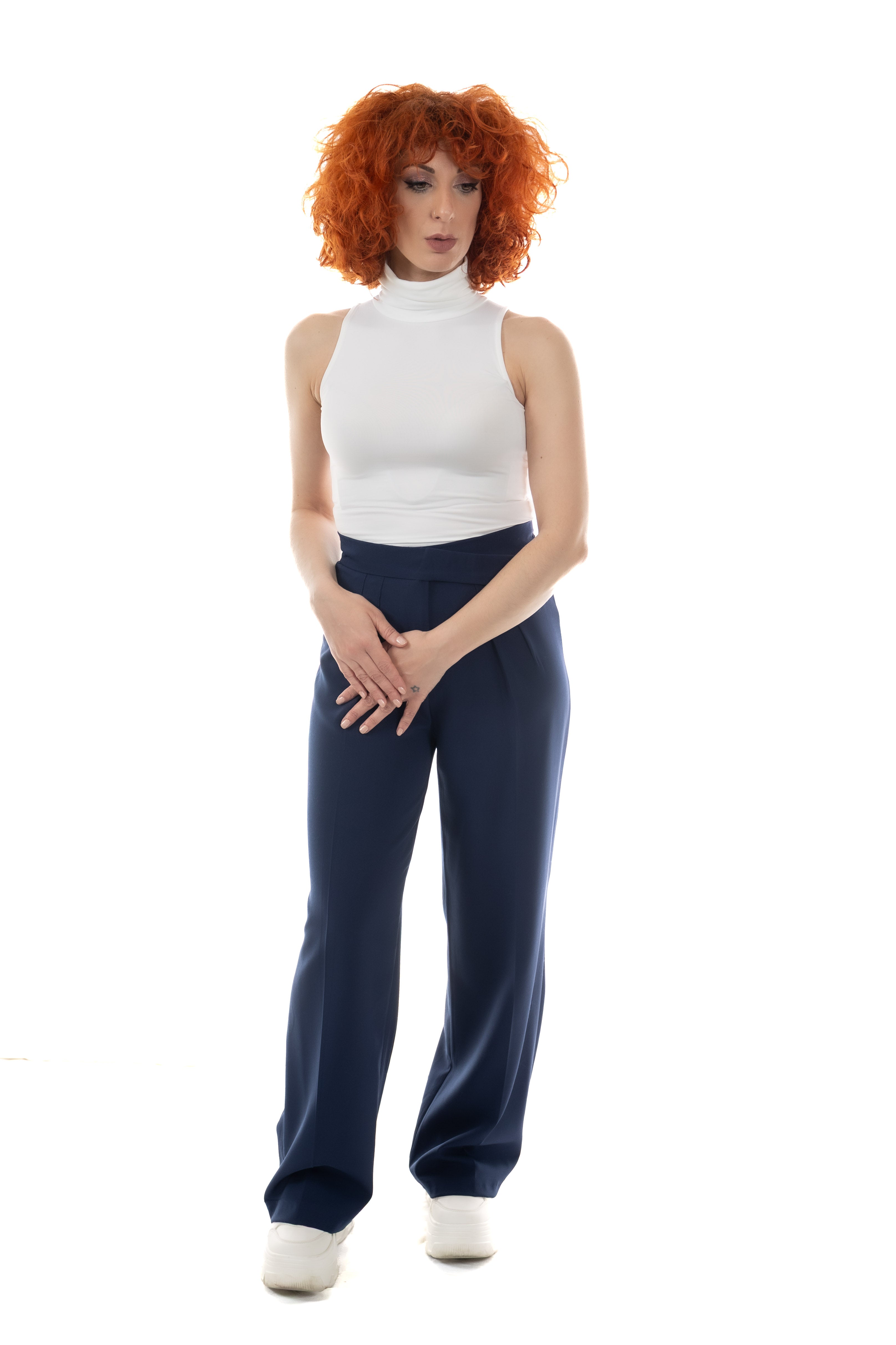 Παντελόνι με Πιέτες και Ίσια Γραμμή