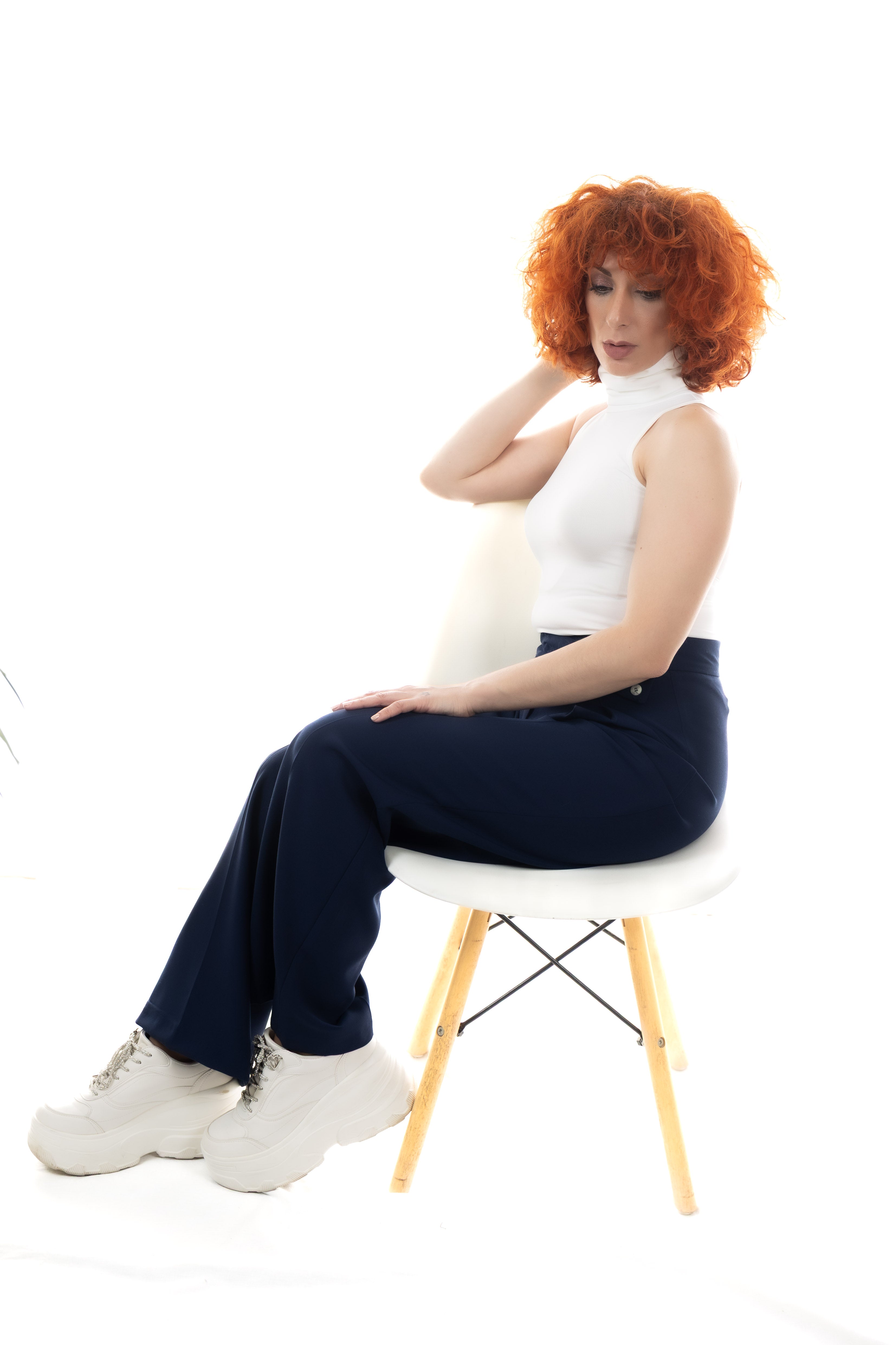 Παντελόνι με Πιέτες και Ίσια Γραμμή