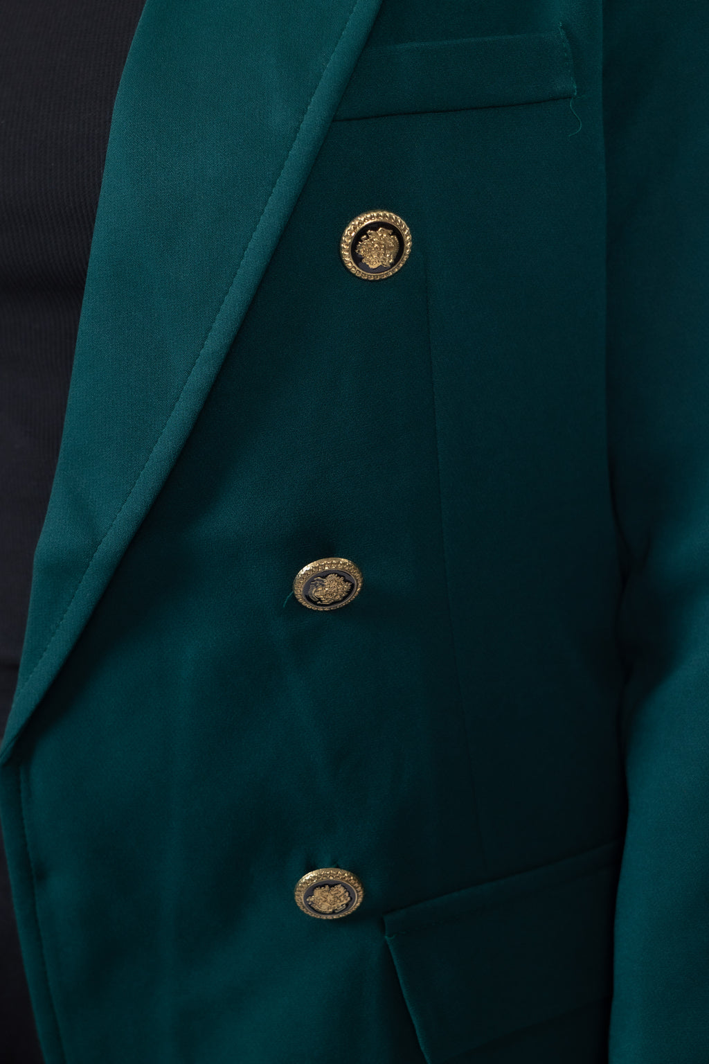 Σταυρωτό Slim Fit Σακάκι