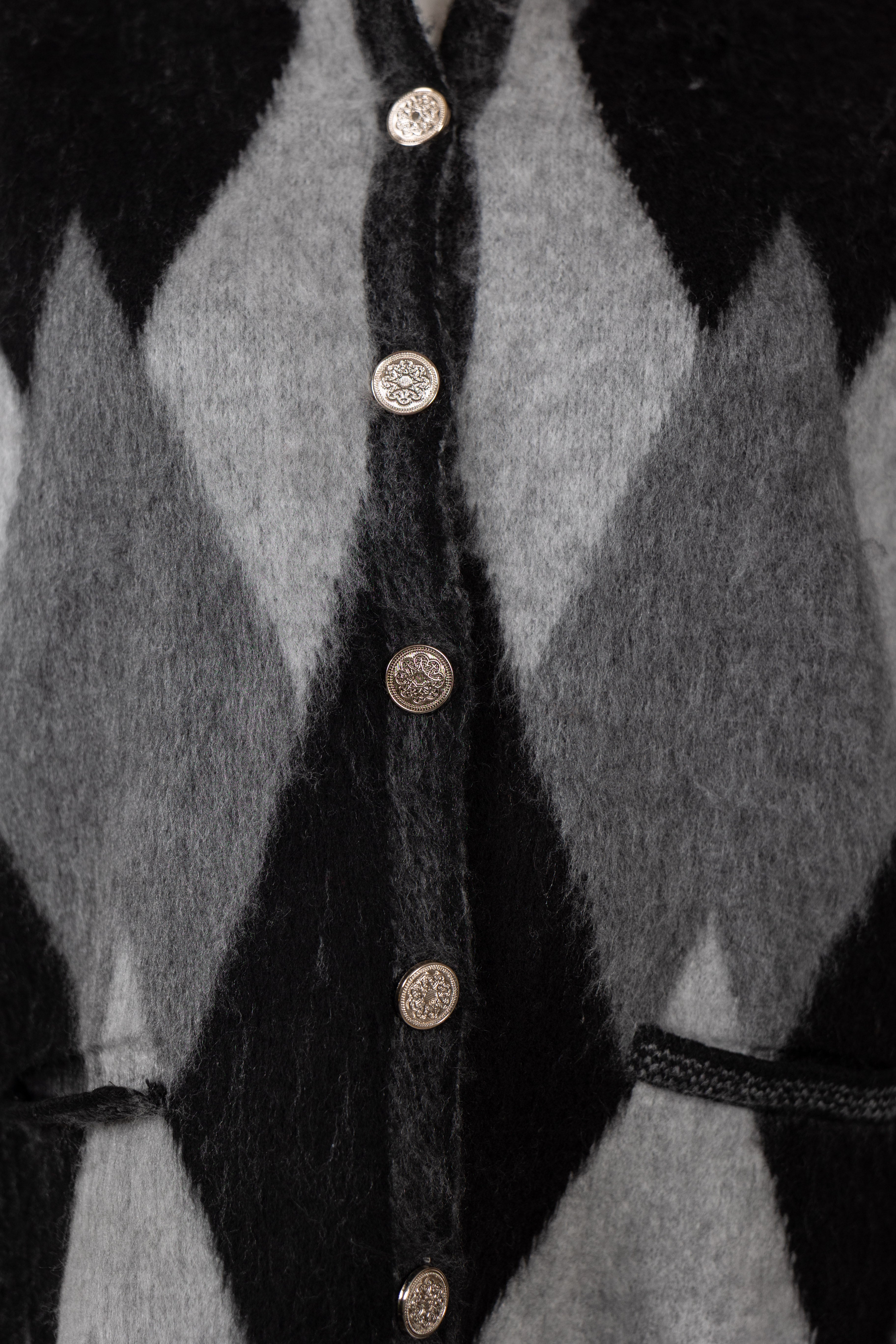 Μάλλινη Ζακέτα Με Γεωμετρικό Σχέδιο – EXCLUSIVE