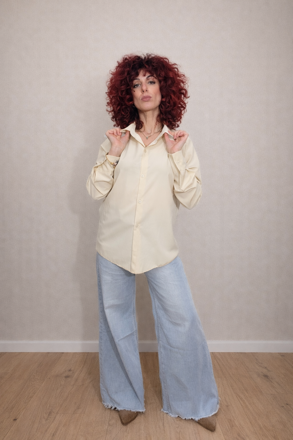 Ψηλόμεσο Wide Leg Τζιν