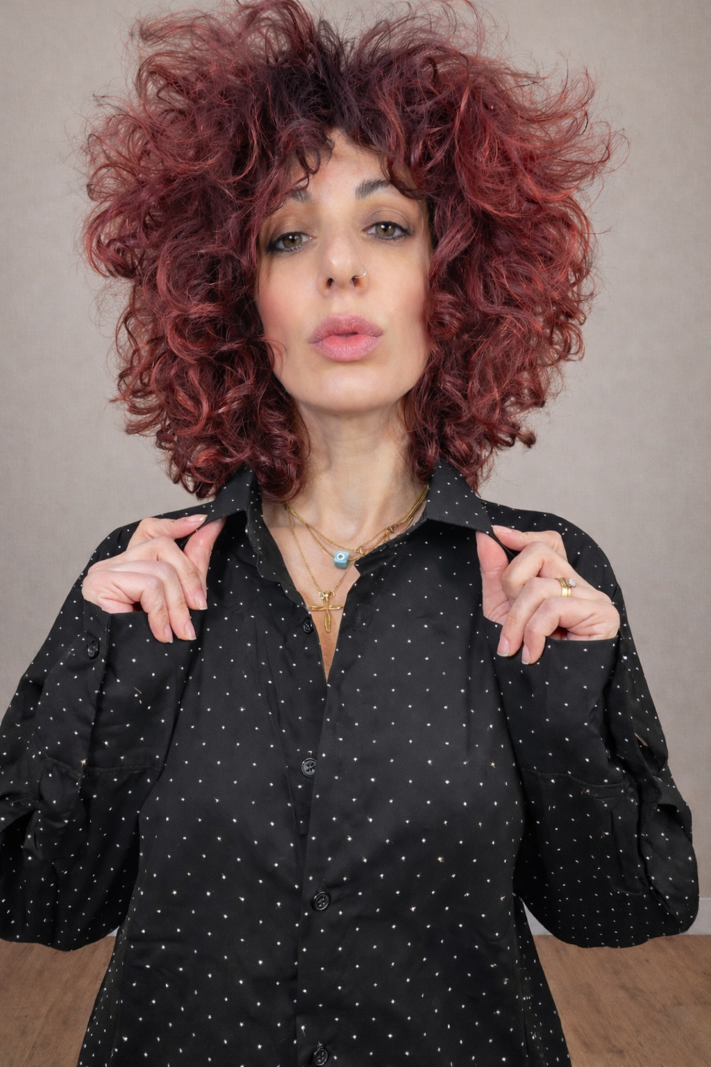 Βαμβακερό Πουκάμισο Με Strass