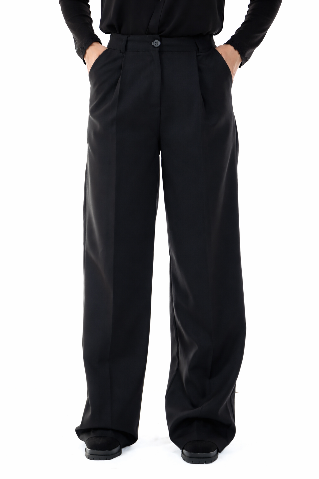 Μαύρη Παντελόνα Ψηλόμεση