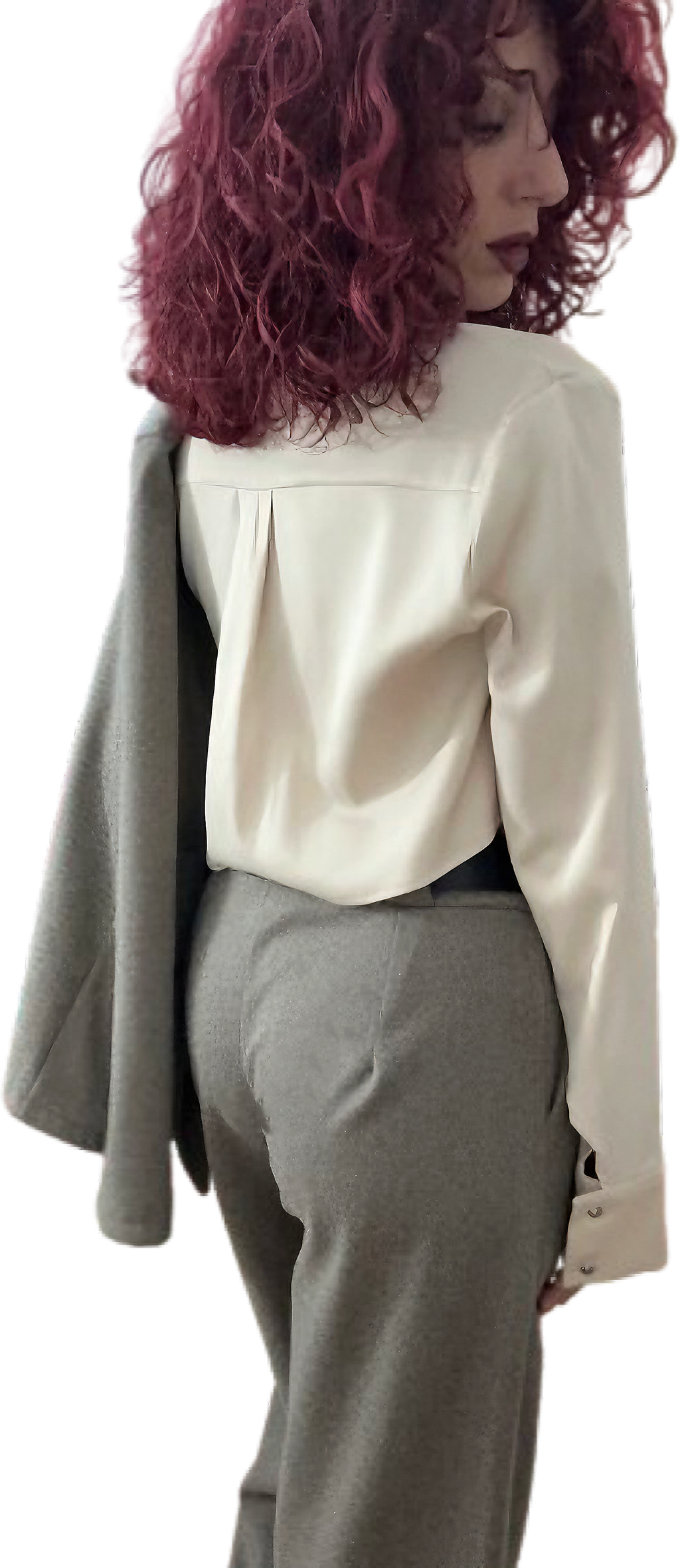 Μπεζ Κοστούμι Ψαροκόκκαλο – Oversized