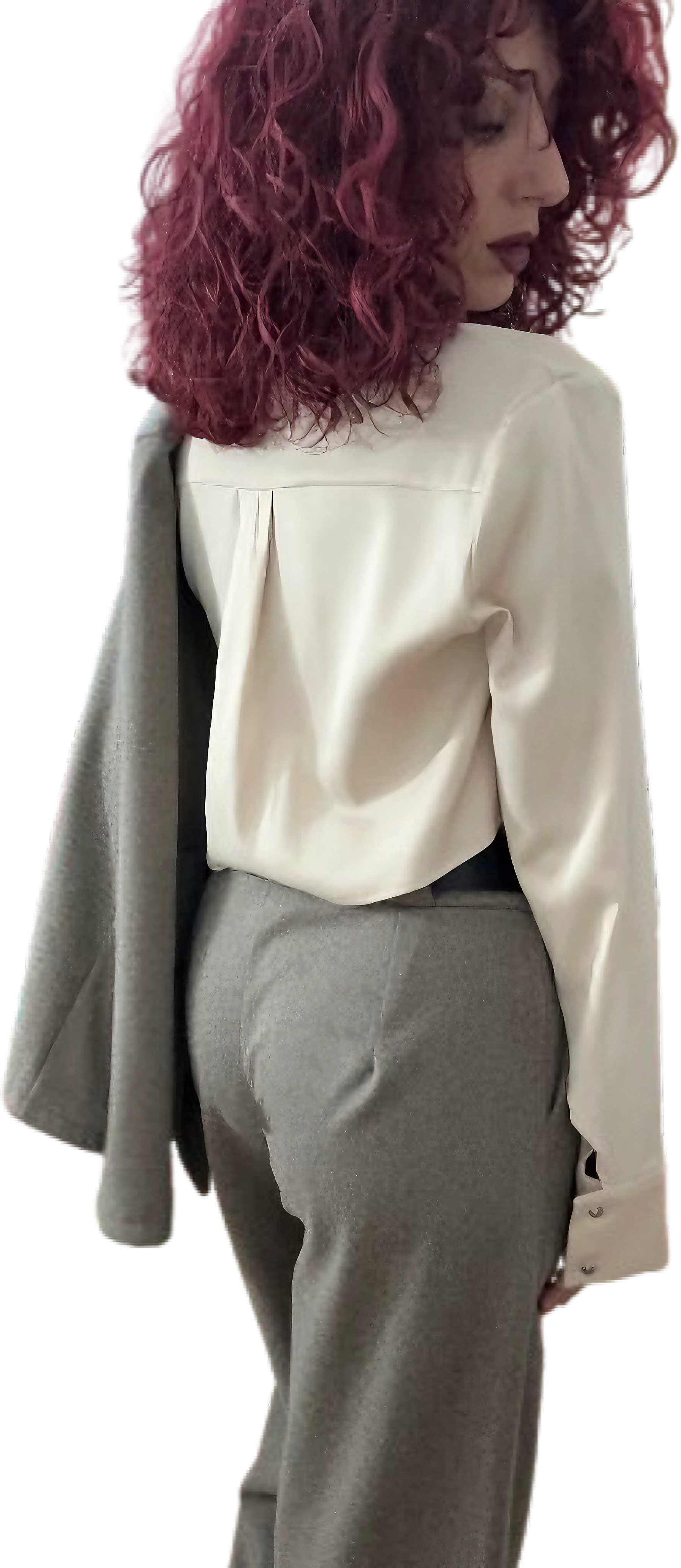 Μπεζ Κοστούμι Ψαροκόκκαλο – Oversized