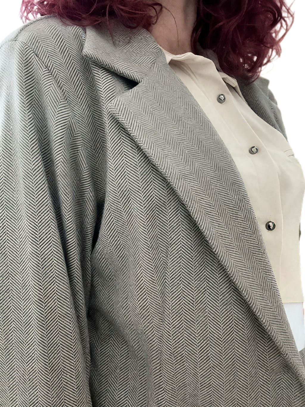 Μπεζ Κοστούμι Ψαροκόκκαλο – Oversized