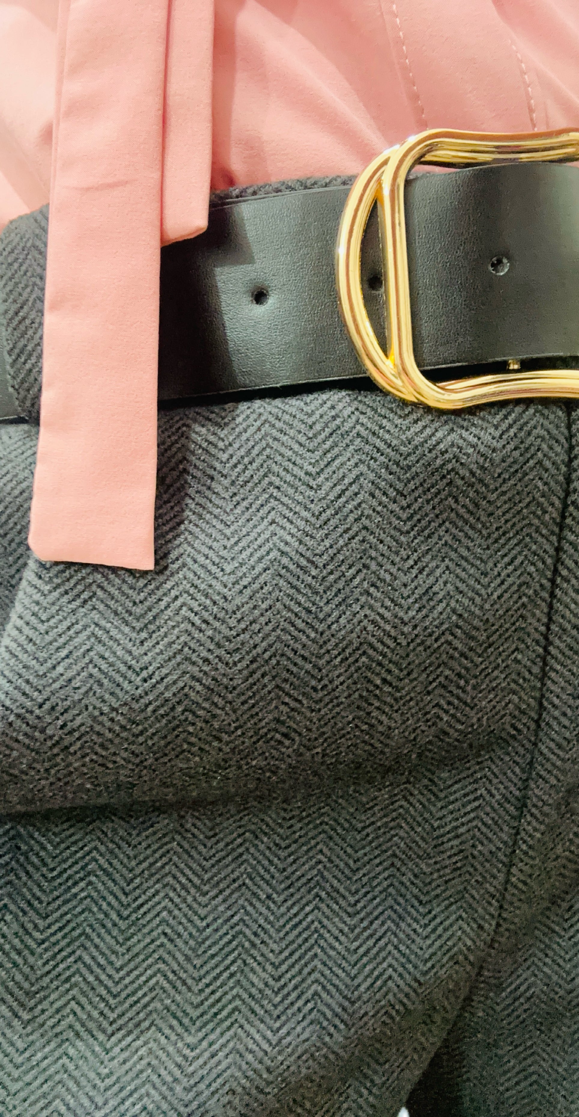 Γκρι Κοστούμι Ψαροκόκκαλο – Oversized