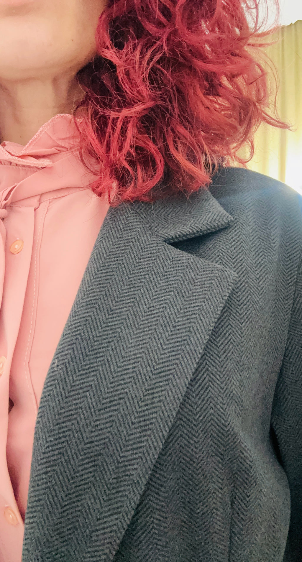 Γκρι Κοστούμι Ψαροκόκκαλο – Oversized